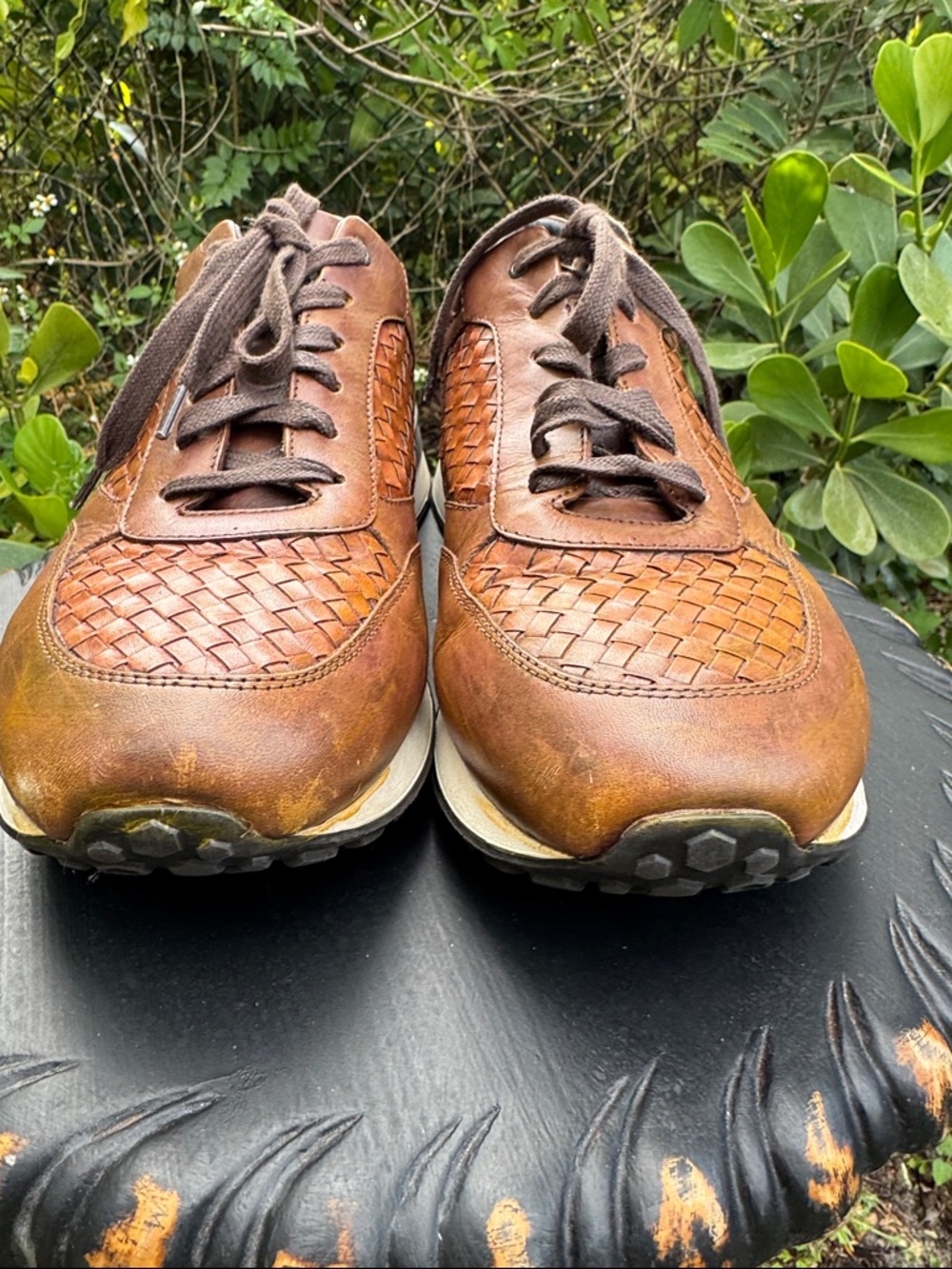 Johnston & Murphy Briggs jogger Italian calfskin sneakers, size 10.5 men’s - Picture 5 of 7